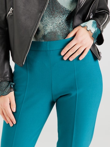 Regular Pantalon à plis 'Tiluna' BOSS Black en vert