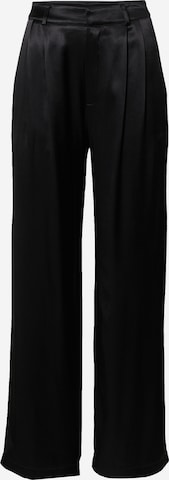 A LOT LESS Pleat-Front Pants 'Ava' in Black: front