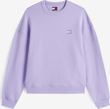 Felpa di Tommy Jeans in lilla: frontale