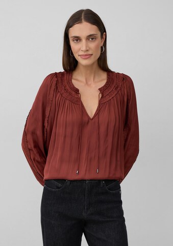 s.Oliver BLACK LABEL Blouse in Rood: voorkant
