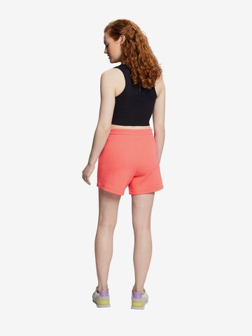 Regular Pantalon de sport ESPRIT en orange