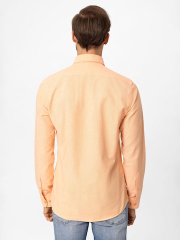 Coupe slim Chemise Dandalo en orange