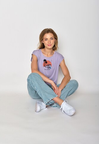 GREENBOMB Shirt in Lila