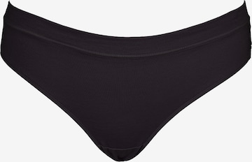 SugarShape Thong in Black: front
