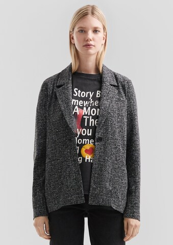 QS Blazer in Black: front