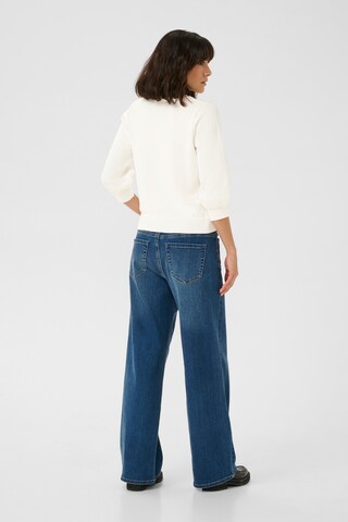 Pull-over Kaffe en blanc