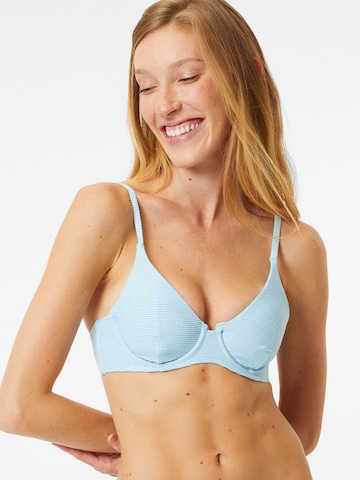 Hunkemöller T-shirt Bikini Top 'BALI' in Blue: front