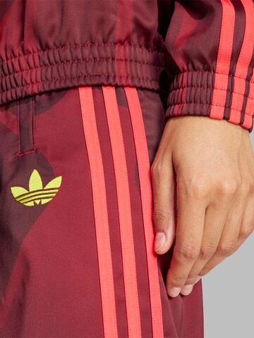 ADIDAS PERFORMANCE Широки крачоли Спортен панталон 'DFB' в червено