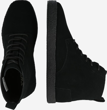 TOMS Lace-Up Boots in Black