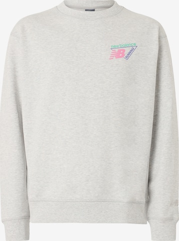 Sweat-shirt new balance en blanc : devant