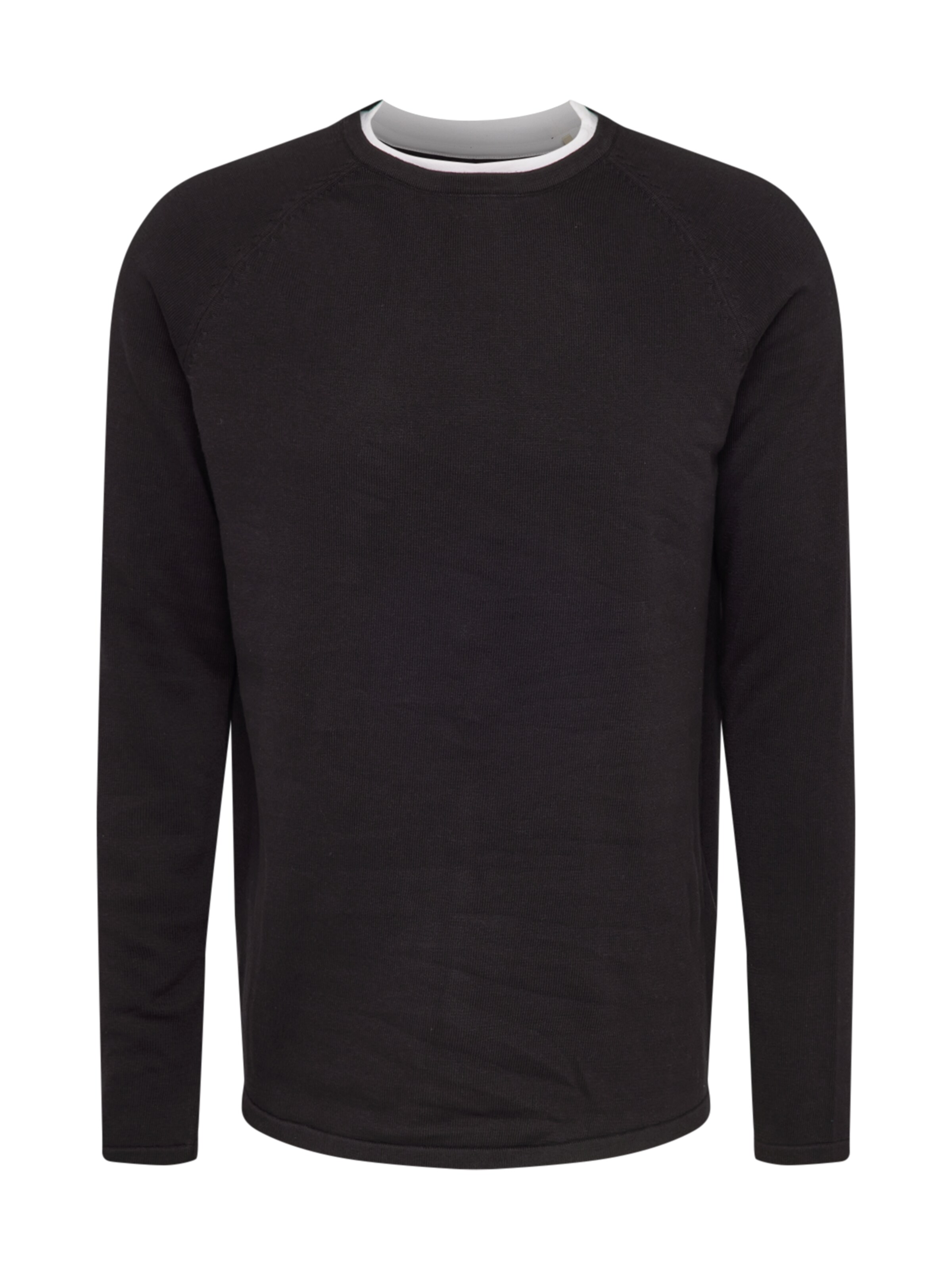 TOM TAILOR DENIM Pullover in Schwarz: Vorderseite