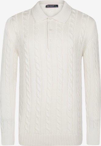 Pull-over Felix Hardy en blanc : devant