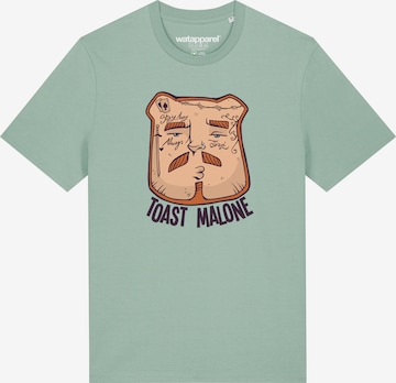 T-Shirt ' Toast Malone ' Watapparel en vert : devant