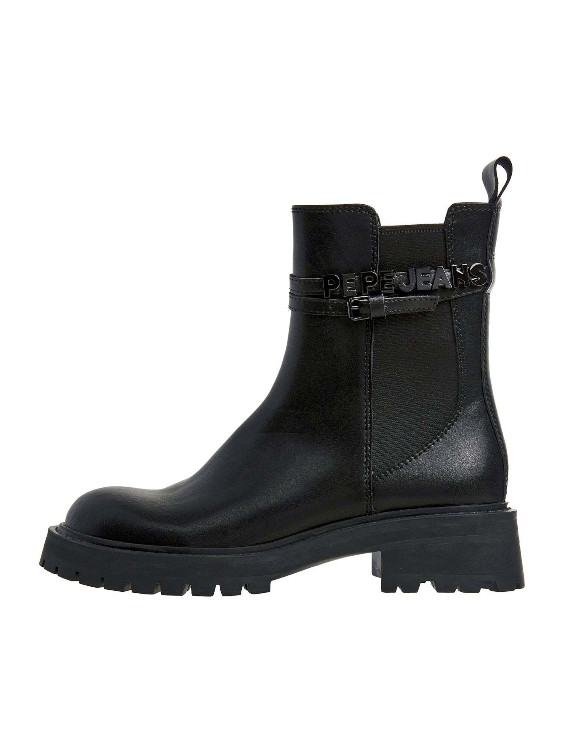 Pepe Jeans Botas Chelsea 'Stacy' en 36 en negro, Vista del producto