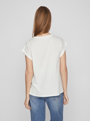VILA Majica | bela barva