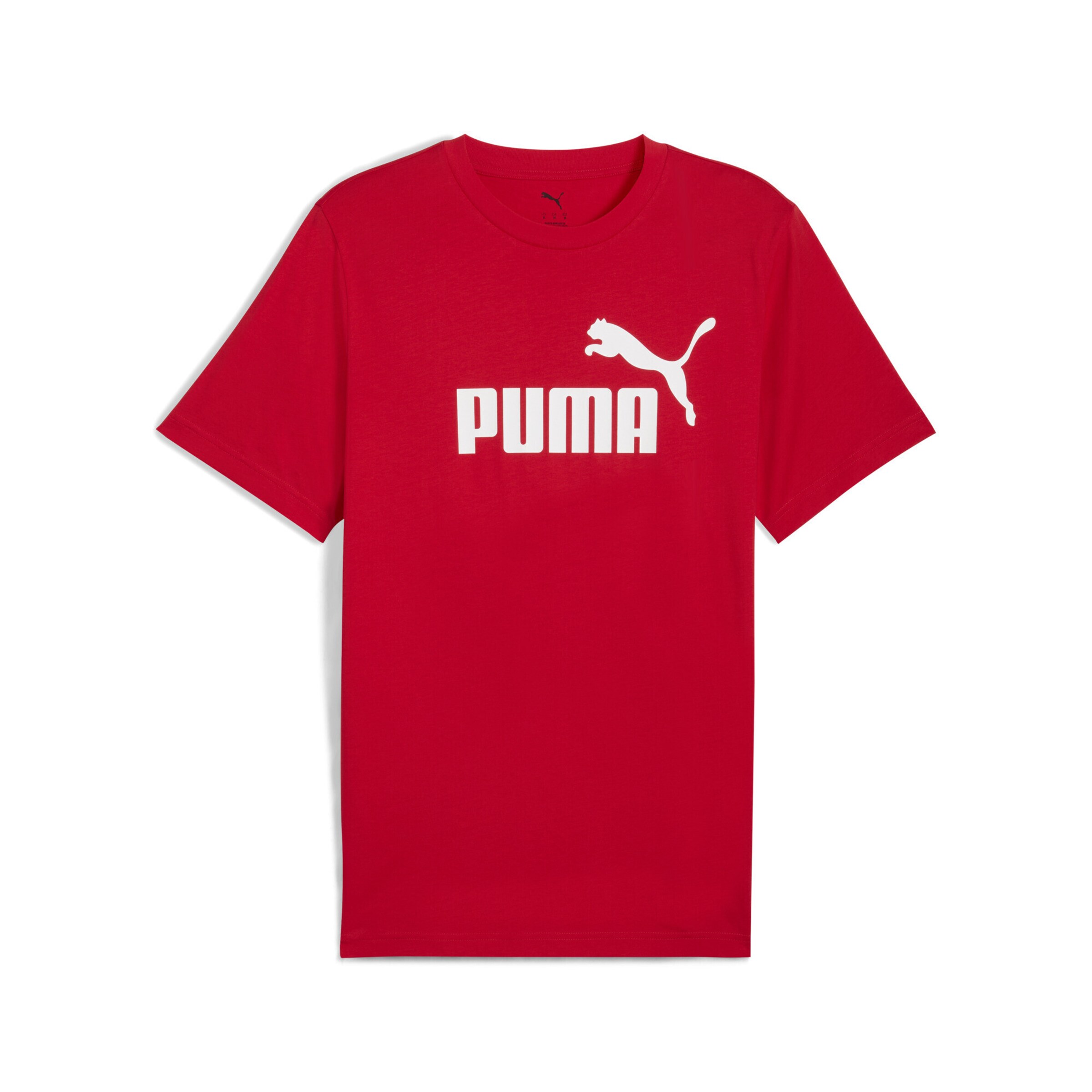 PUMA Функционална тениска 'Essentials No. 1' в червено: отпред