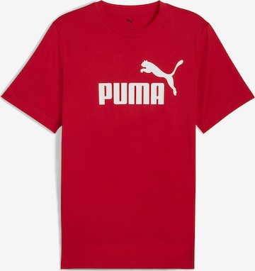 T-Shirt fonctionnel 'Essentials No. 1' PUMA en rouge : devant