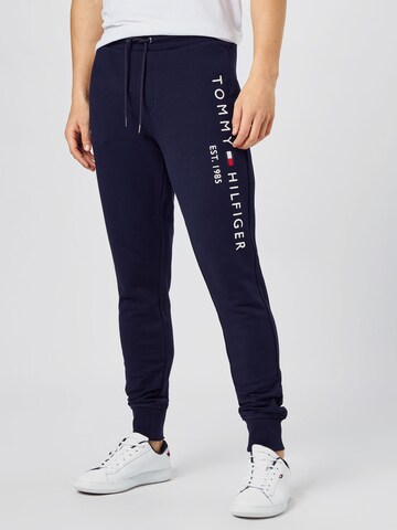 Effilé Pantalon TOMMY HILFIGER en bleu : devant