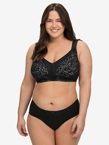 SHEEGO Minimiser Bra in Black