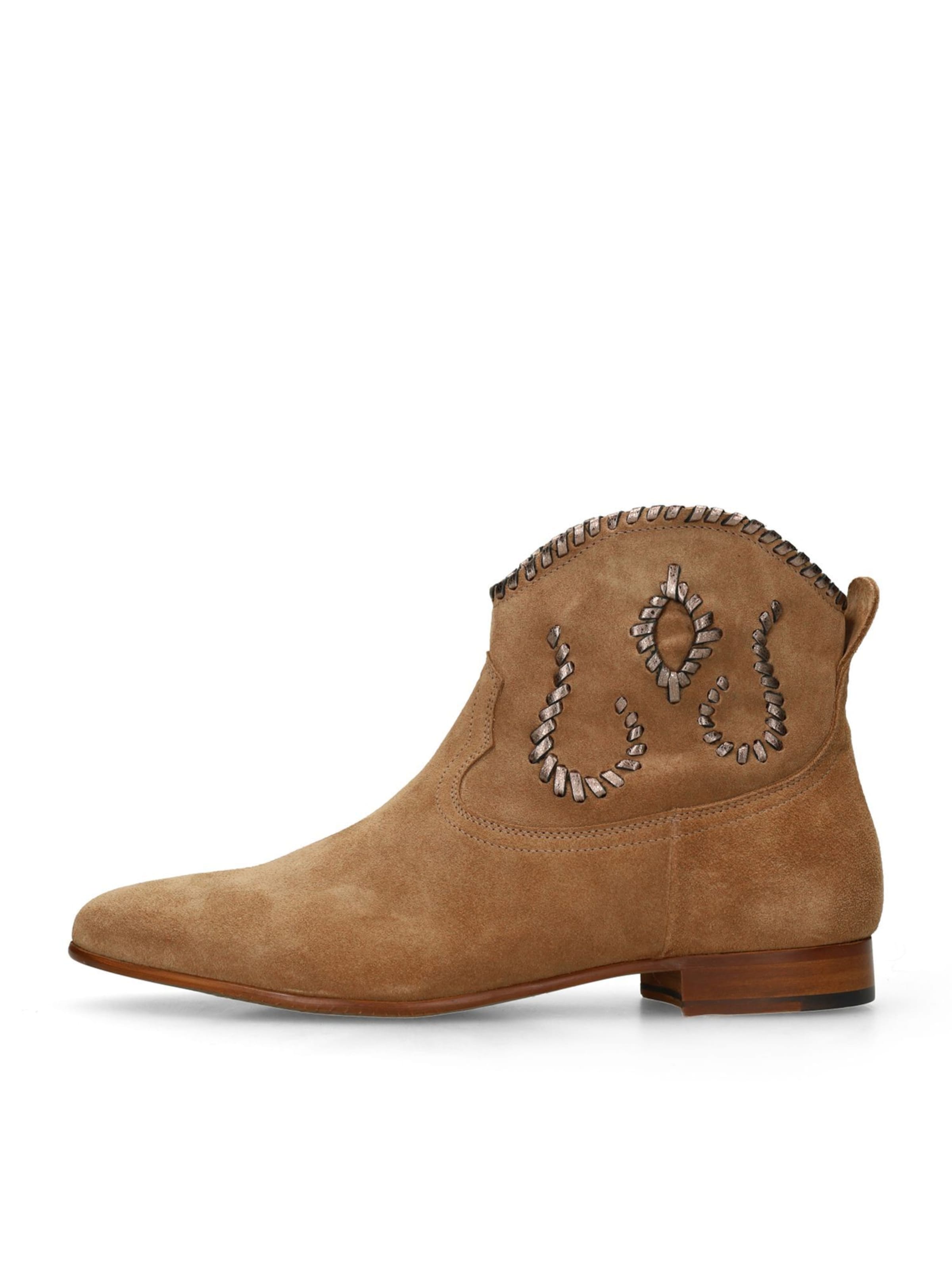 MANFIELD Stiefelette in Braun