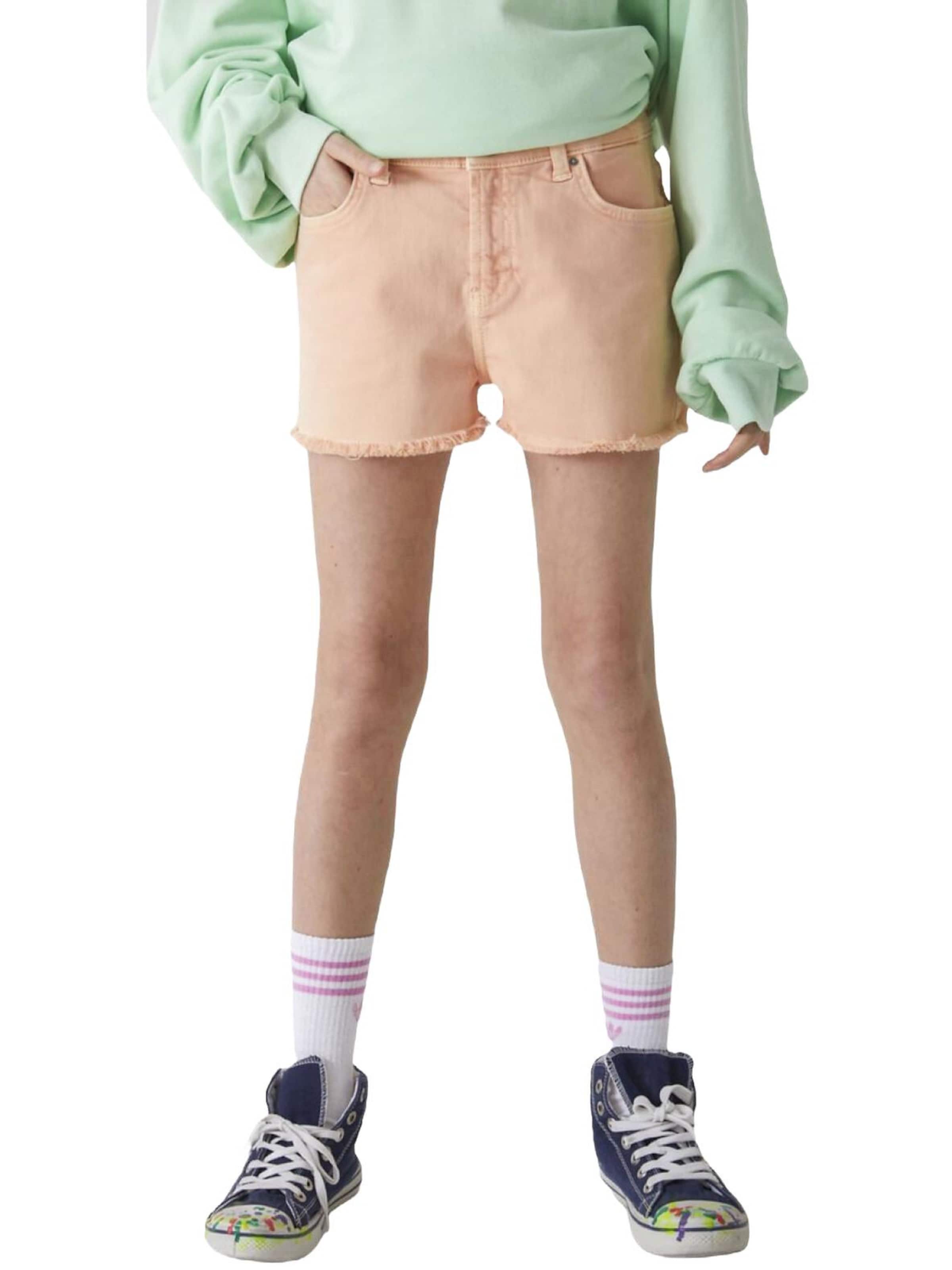 regular Jeans 'LTB Jeans Baby Girl Layla G Denim Shorts' di LTB Jeans in arancione: frontale
