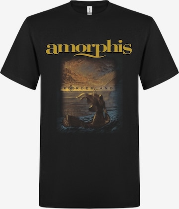 T-Shirt 'Borderland' Amorphis en noir : devant