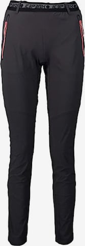 ICEPEAK Slim fit Workout Pants in Grey: front