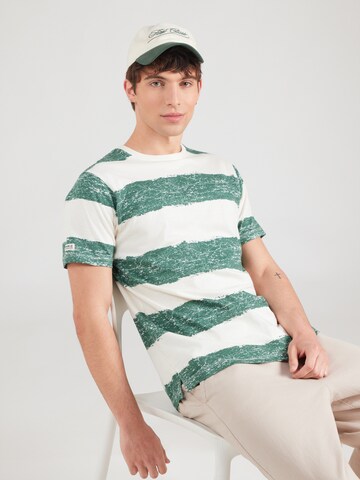 INDICODE JEANS Shirt 'Paint' in Green: front