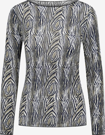 Maillot de corps 'Maglia Intima Donna Manica Lunga Cashmere & Modal Girocollo Animalier' Ciocca en gris : devant