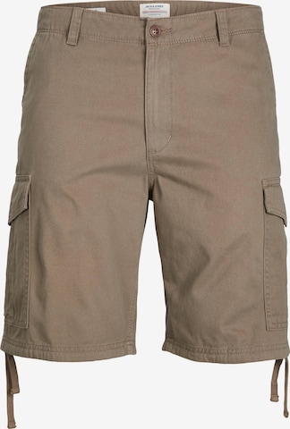 JACK & JONES - Regular Calças cargo 'MARLEY' em castanho: frente