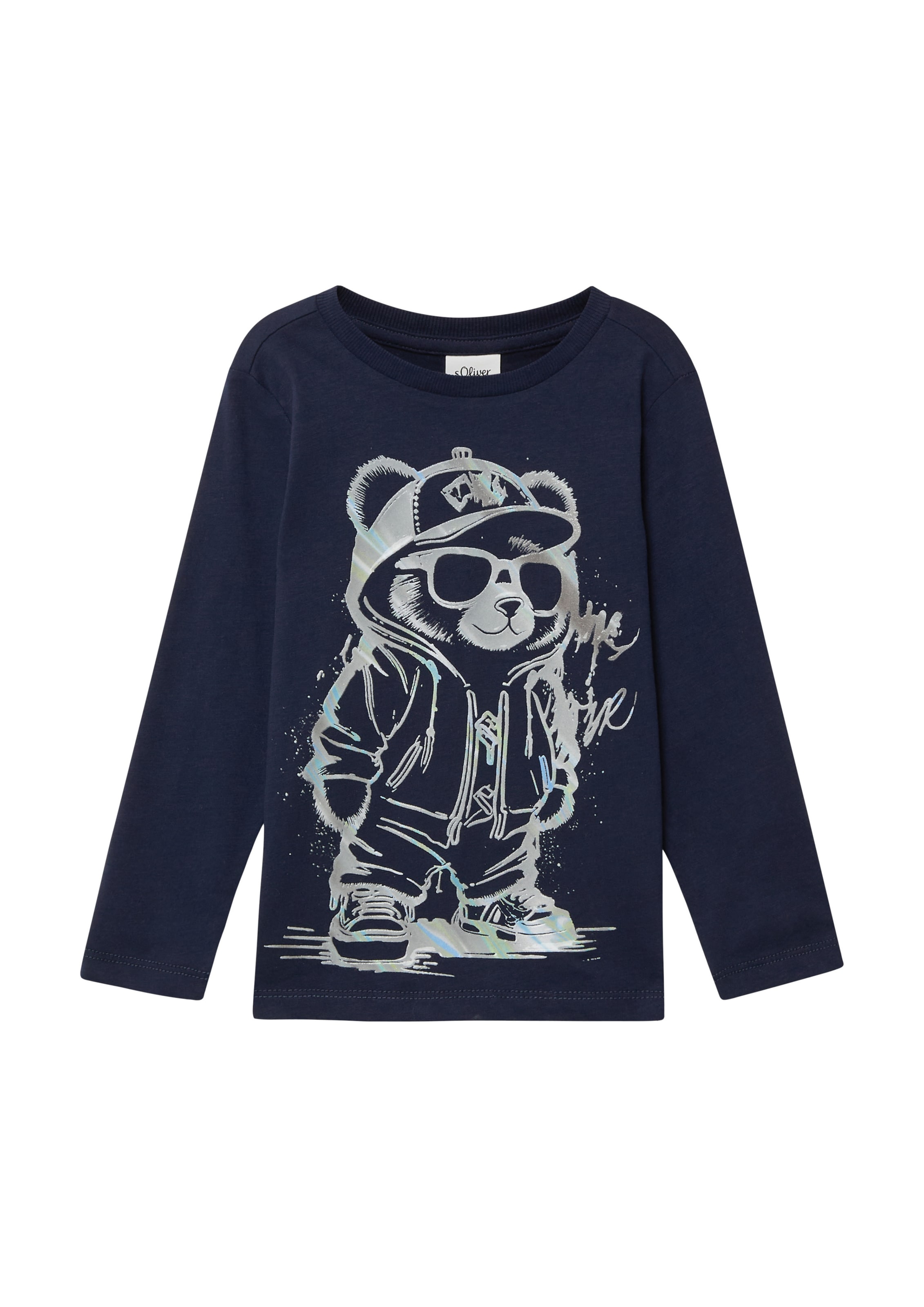 s.Oliver Shirt in Blauw: voorkant