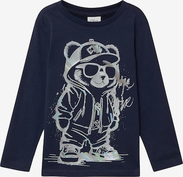 s.Oliver Shirt in Blauw: voorkant