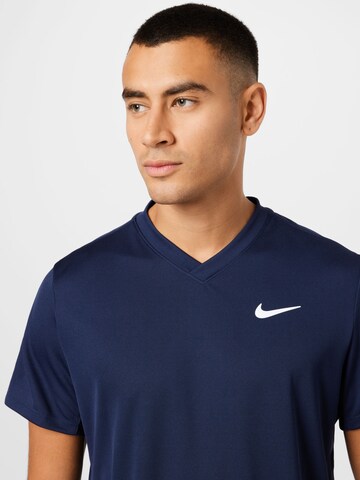 NIKE Functioneel shirt 'Victory' in Blauw