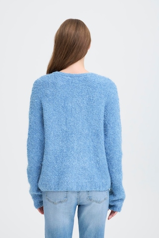 ICHI Strickjacke in Blau