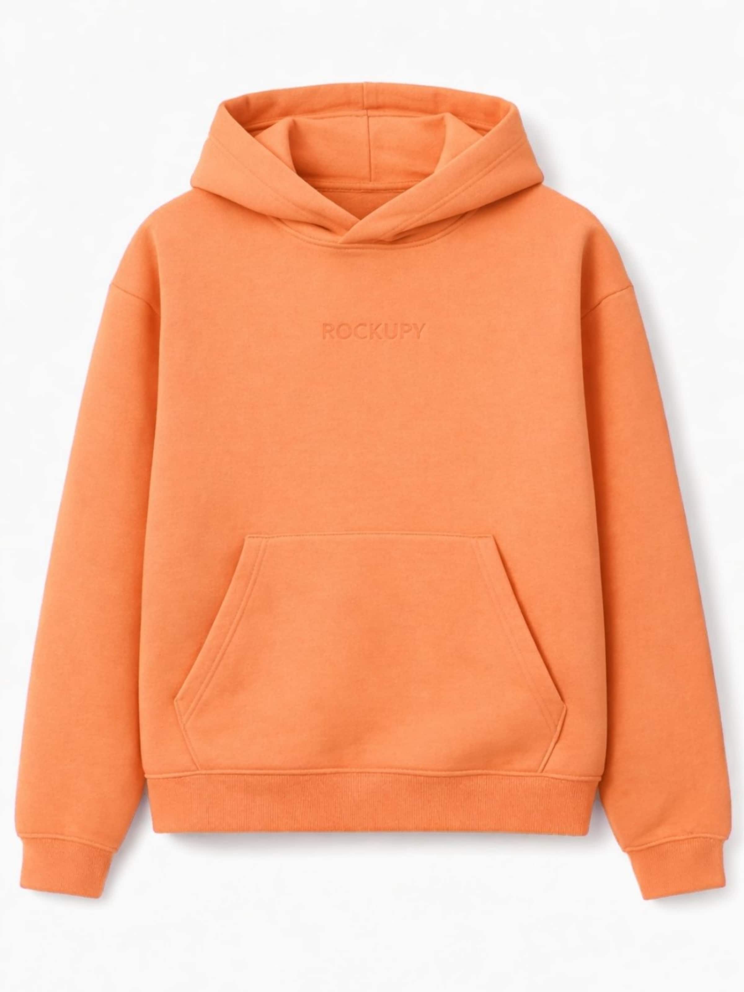 Rockupy Sweatshirt 'Andriel' in Orange: Vorderseite