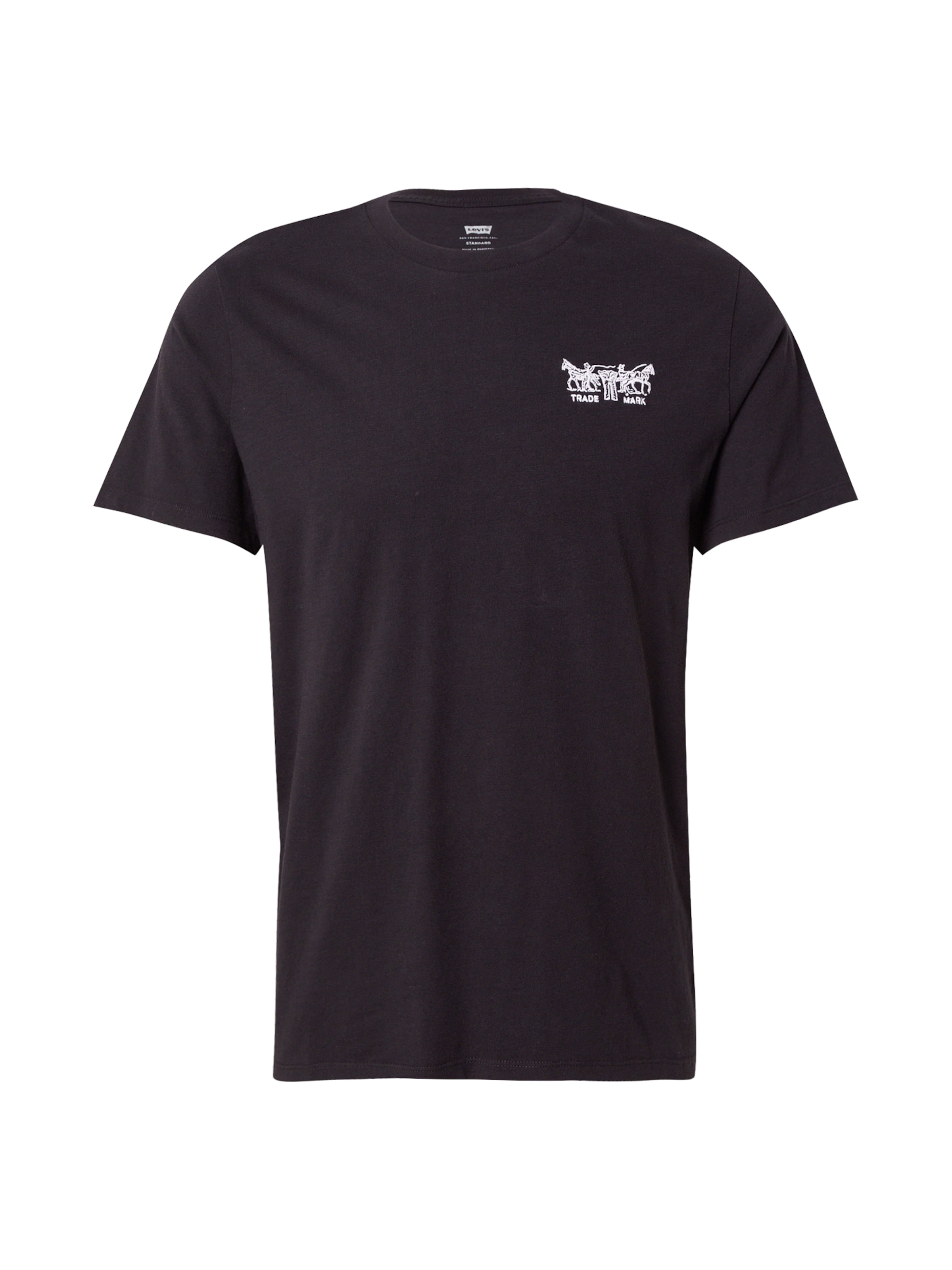 LEVI'S ® Тениска 'Classic Graphic Tee' в черно: отпред