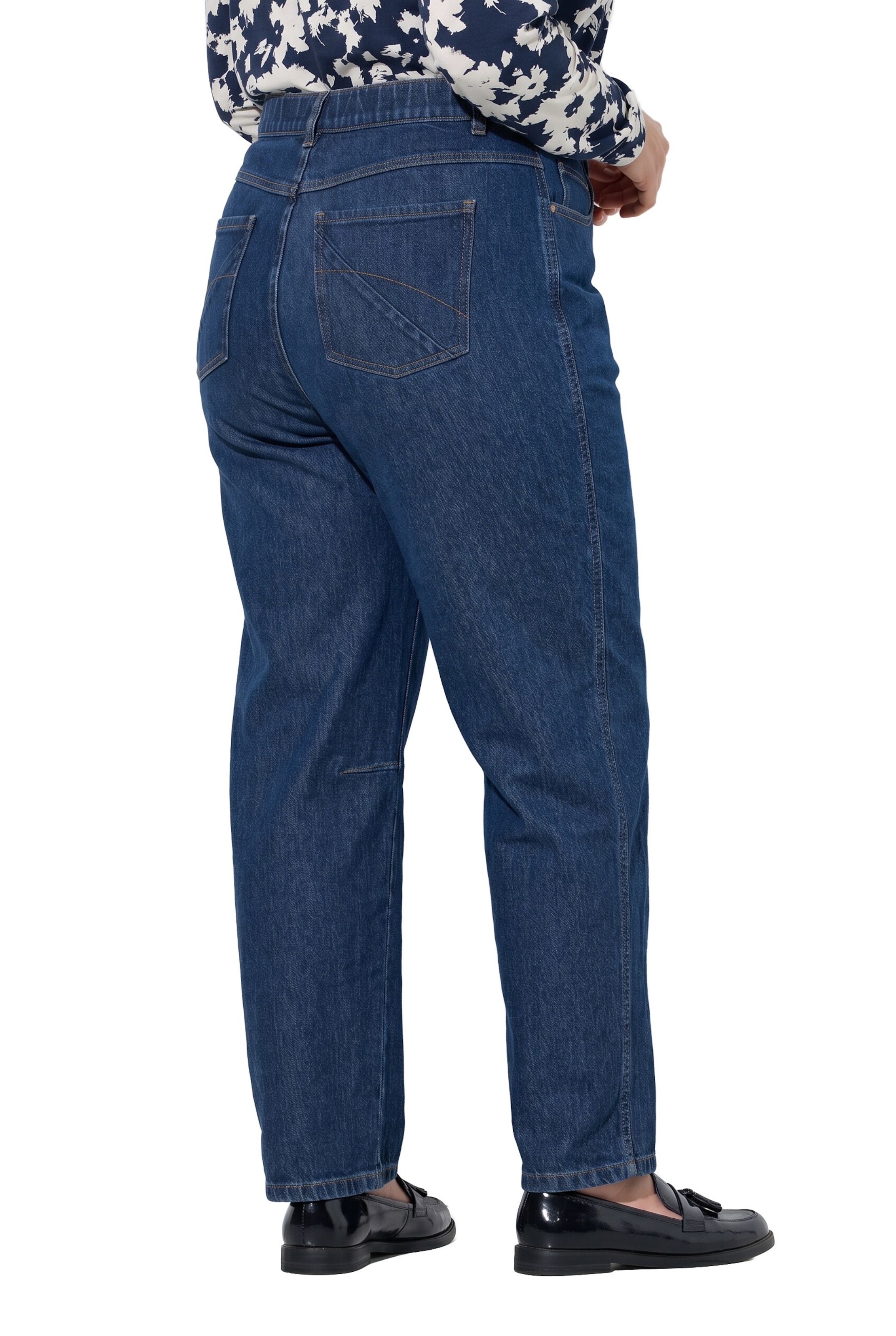 Ulla Popken Regular Jeans in Blauw