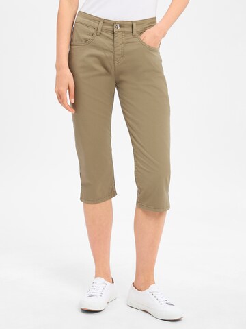 MAC Slim fit Pants in Green: front