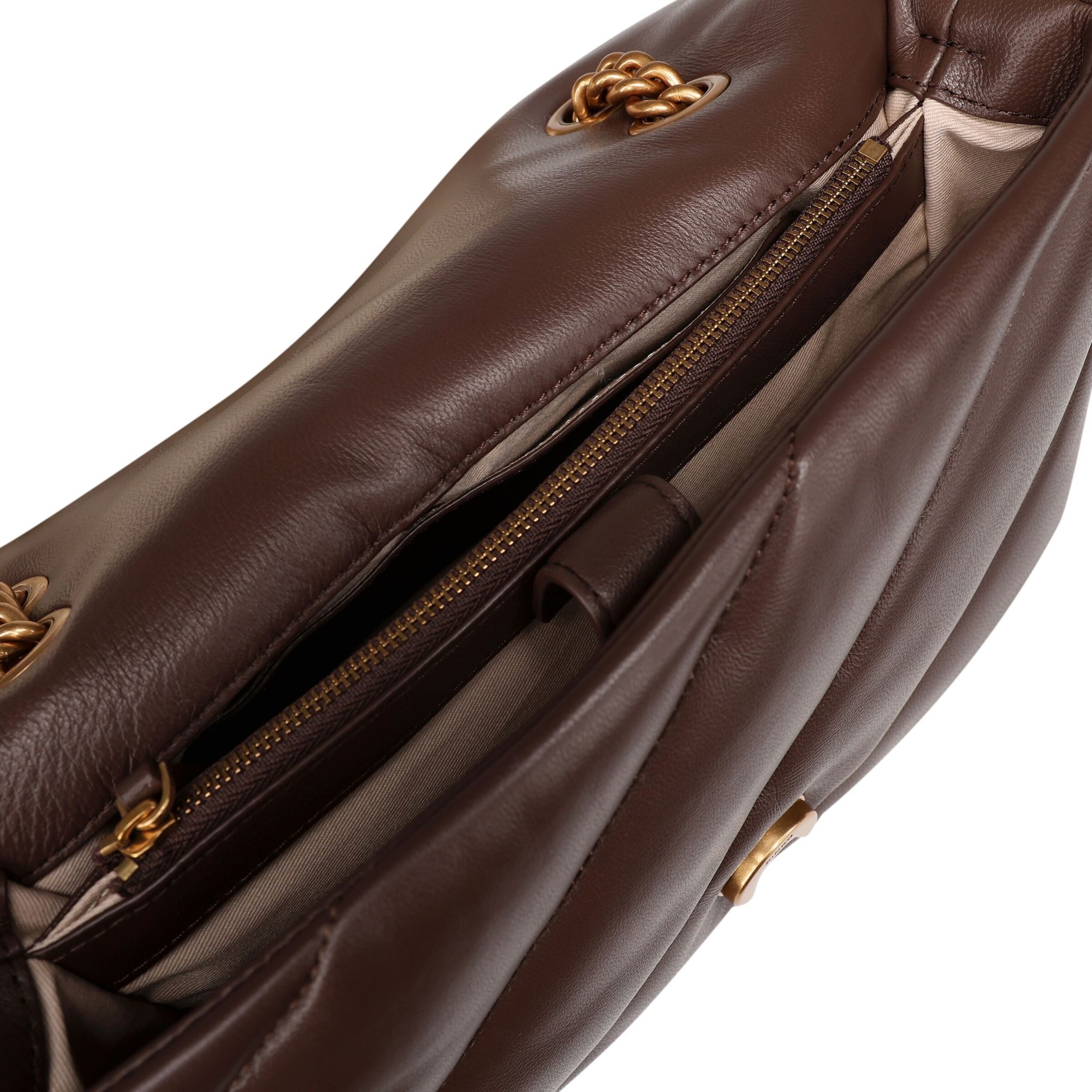 PINKO Schoudertas 'Love Classic' in Bruin