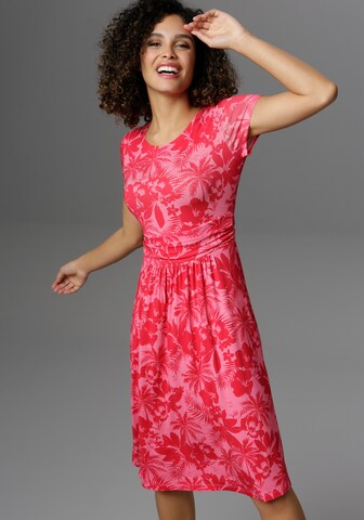 Aniston SELECTED Summer Dress in Pink: front