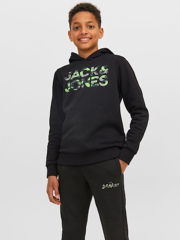 Jack & Jones Junior Majica 'Miles' | črna barva: sprednja stran
