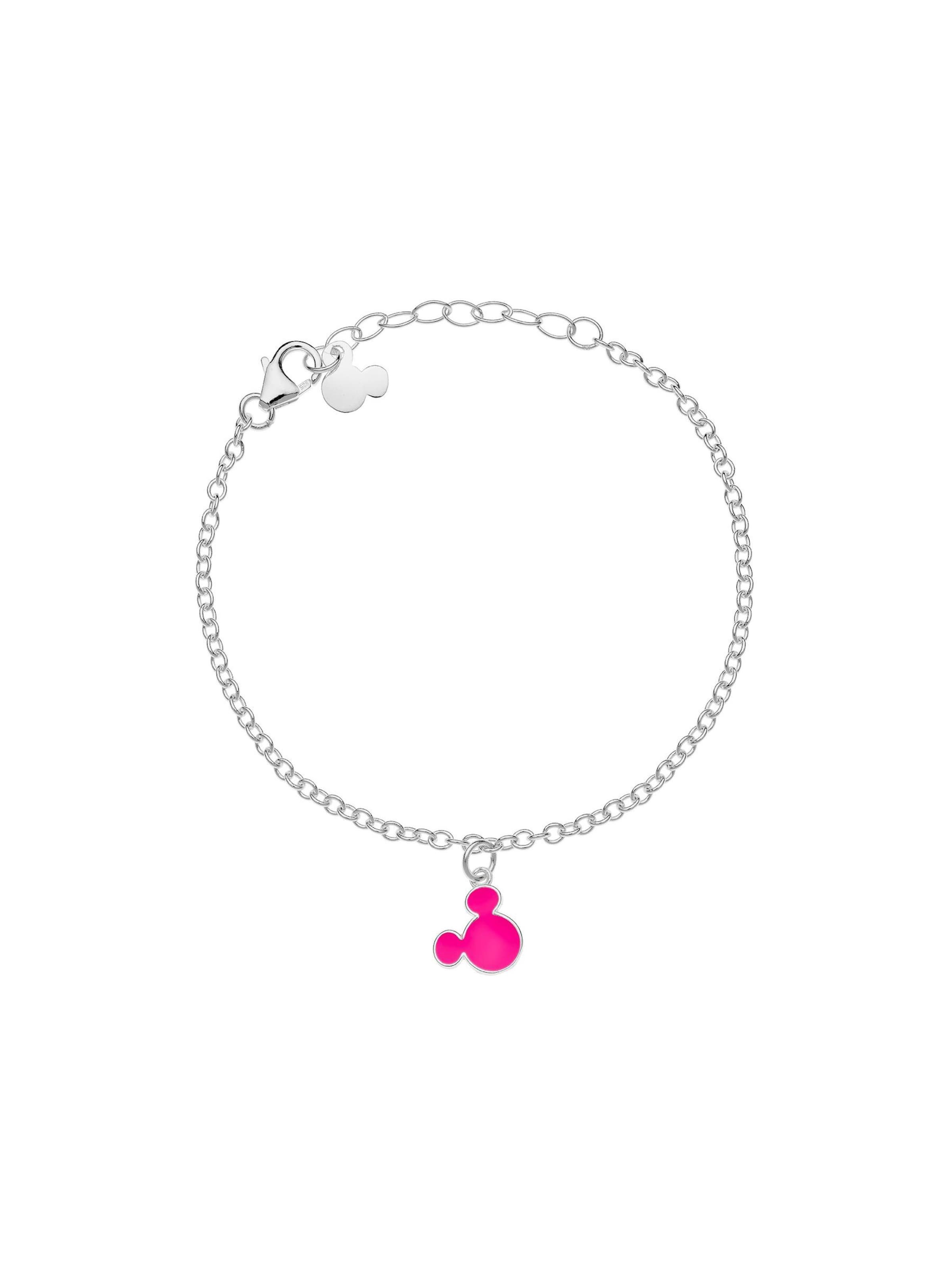 DISNEY Schmuck 'Mickey Mouse'‌‌‌‌‌‌‌‌ in Pink: Vorderseite