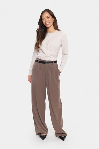 SAINT TROPEZ Strickjacke in Beige