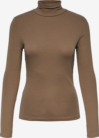 PIECES Shirt 'Kitte' in Braun: Vorderseite