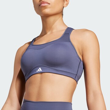 ADIDAS PERFORMANCE Bralette Sports Bra 'TLRD' in Blue: front