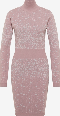 myMo at night Knit dress in Pink: front