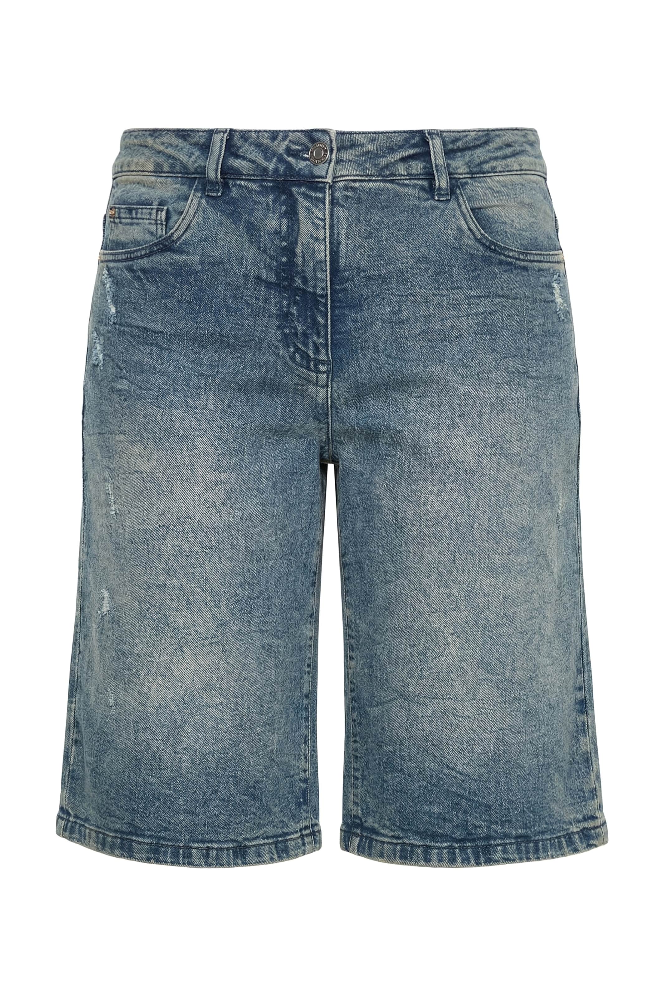 Angel of Style Wide Leg Jeans in Blau: Vorderseite