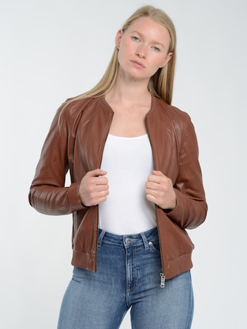 Maze Between-Season Jacket in Brown: front