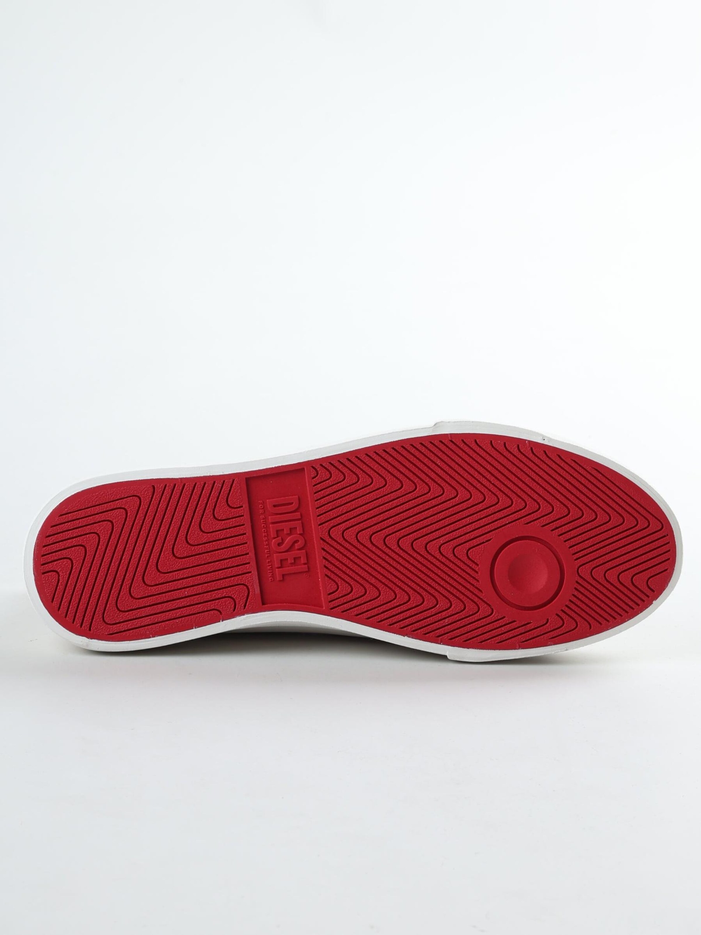 DIESEL - Sapatilhas baixas 'S-ATHOS MID' em branco