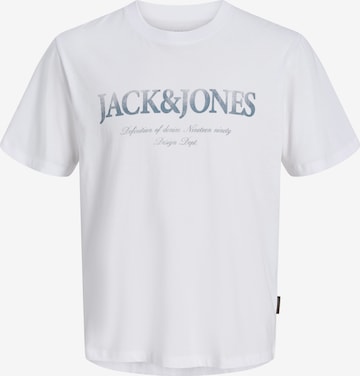 Jack & Jones Junior Tričko 'JJDEVIN DAYTONA' – bílá: přední strana